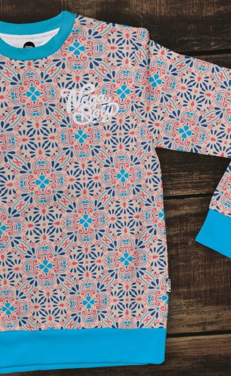 bebzie blue prosta bluza