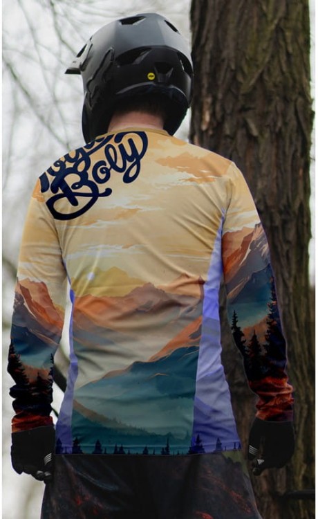 sunset downhill bike - rowerowy long