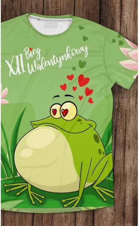 XII Bieg Walentynkowy 2024 - koszulka