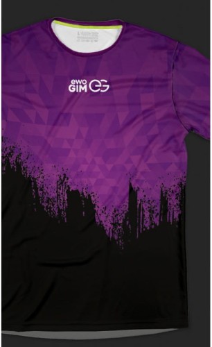 Ewo Gim AZS AWF Katowice - koszulka fioletowa
