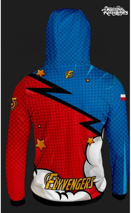 FLYVENGERS bluza rozpinana z kapturem