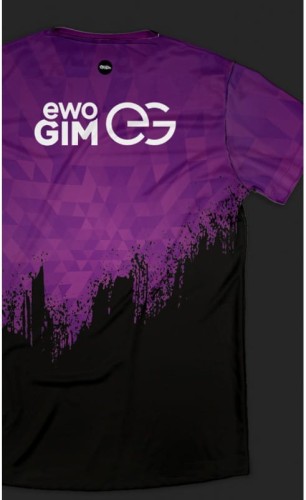 Ewo Gim AZS AWF Katowice - koszulka fioletowa