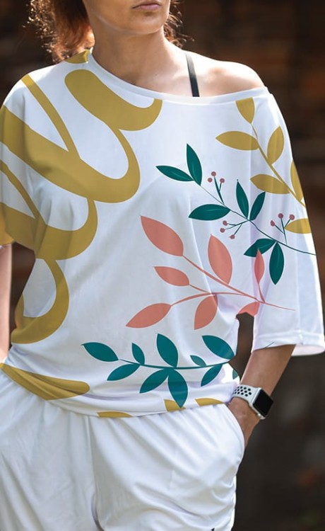 hello kwiatku oversize