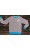 bebzie blue prosta bluza