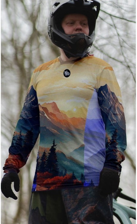 sunset downhill bike - rowerowy long