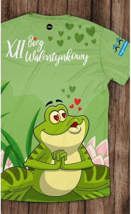 XII Bieg Walentynkowy 2024 - koszulka