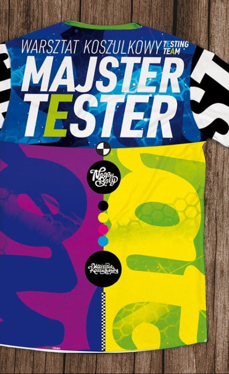 majster tester cmyk koszulka