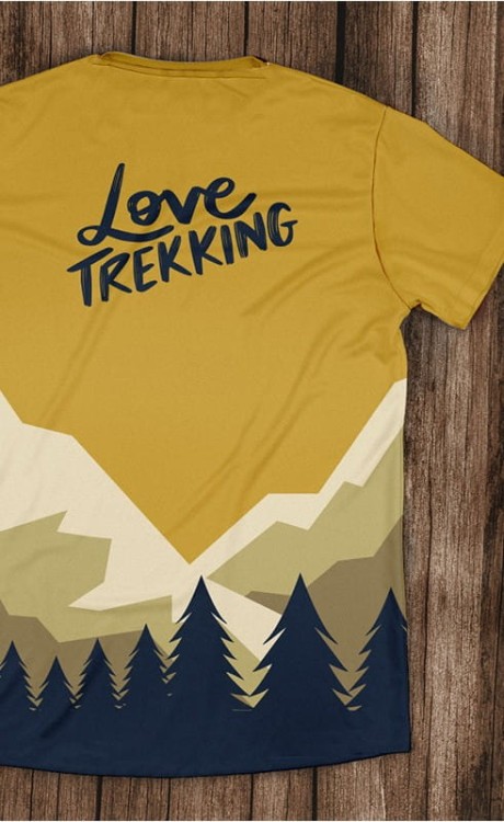 love trekking yellow