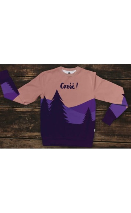 łososiowe cześć prosta bluza