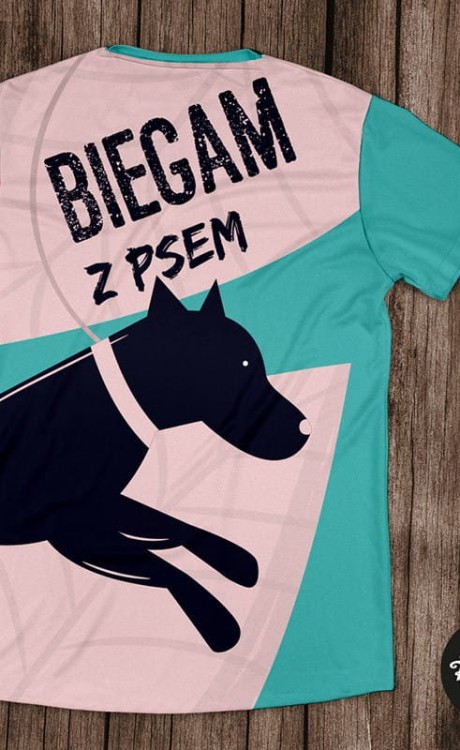 biegam z psem - canicross pastel