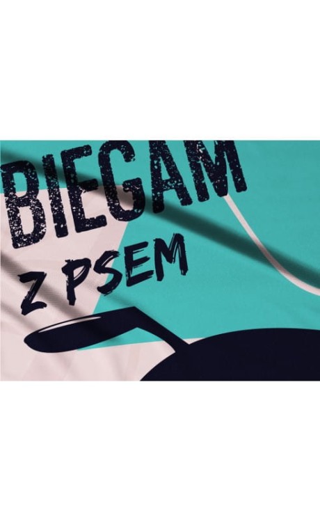 biegam z psem - canicross pastel