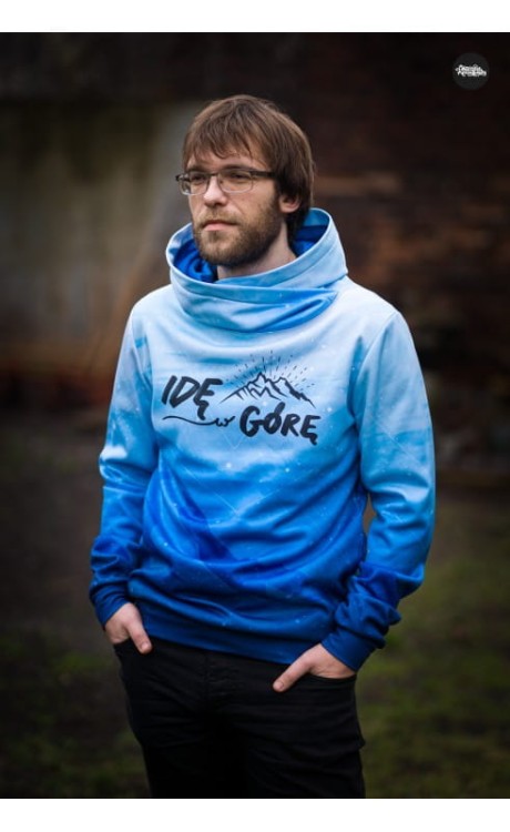 ide w góry blue bluza