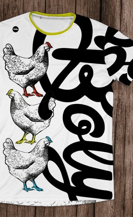 biegowa kura koszulka