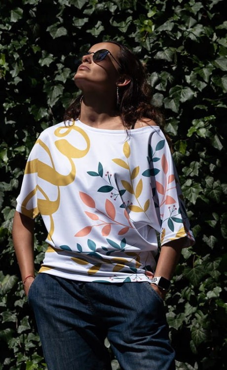 hello kwiatku oversize