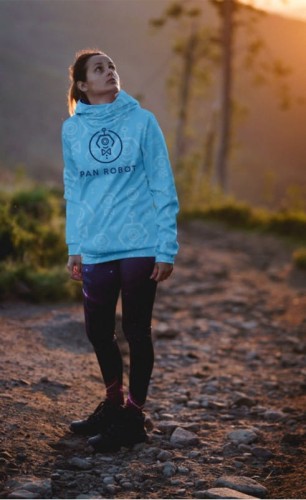 Pan Robot - bluza z kapturem