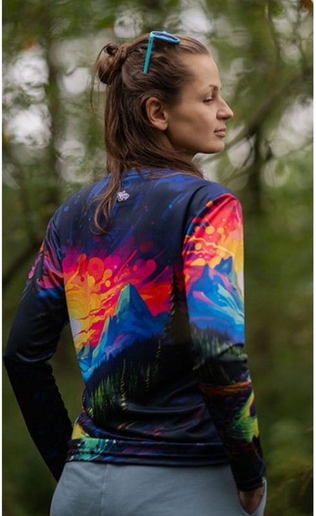 neon mountain longsleeve