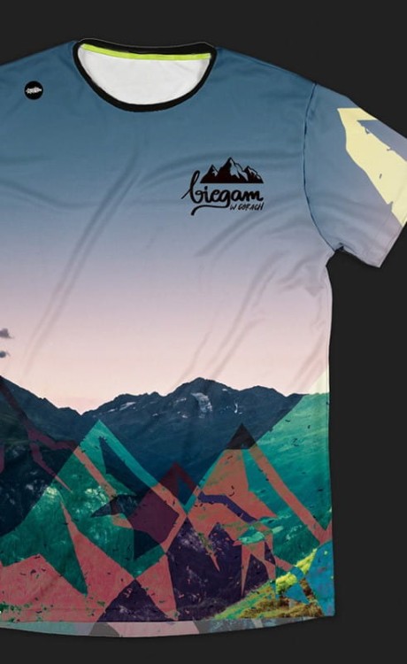biegam w górach koszulka