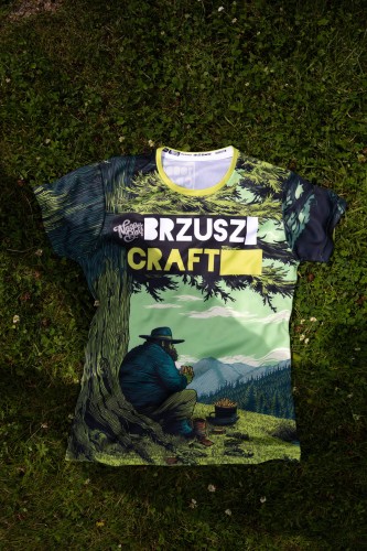 brzuszcraft koszulka męska – zdjęcie realne