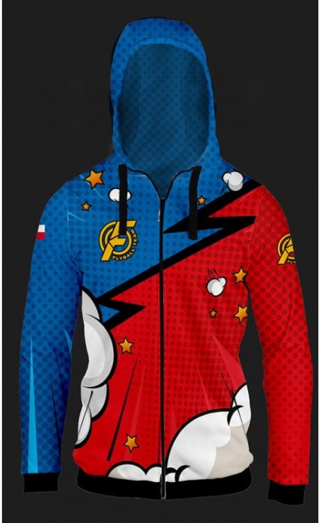 FLYVENGERS bluza rozpinana z kapturem
