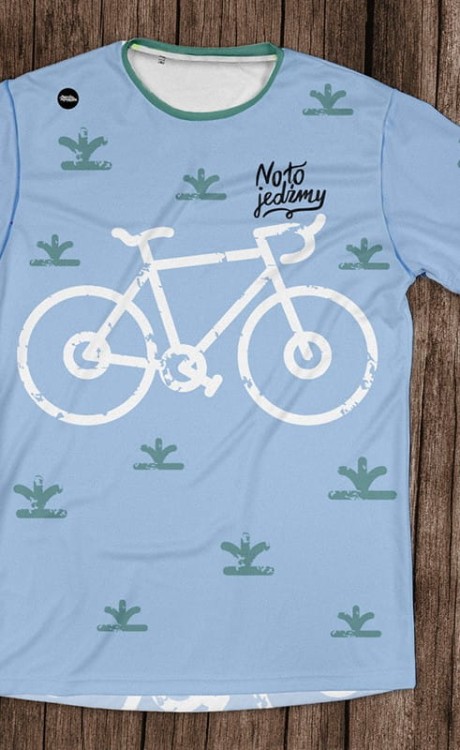 no to jedźmy niebieska koszulka