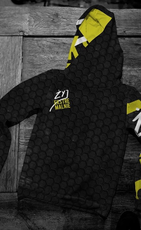 żyj ekstremalnie czarna bluza