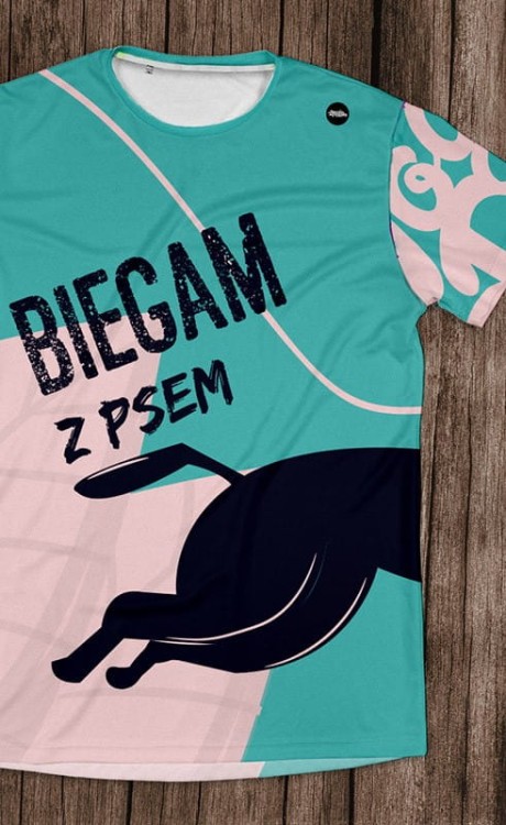 biegam z psem - canicross pastel