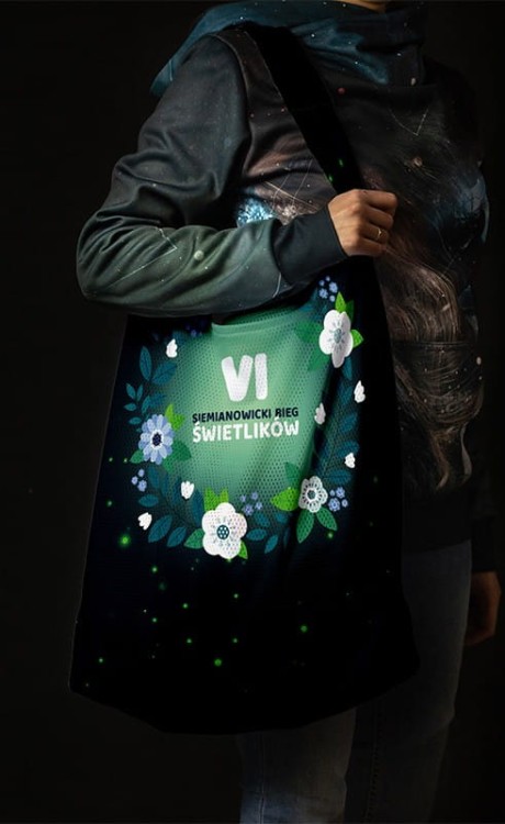 6 siemianowicki bieg świetlików - torba