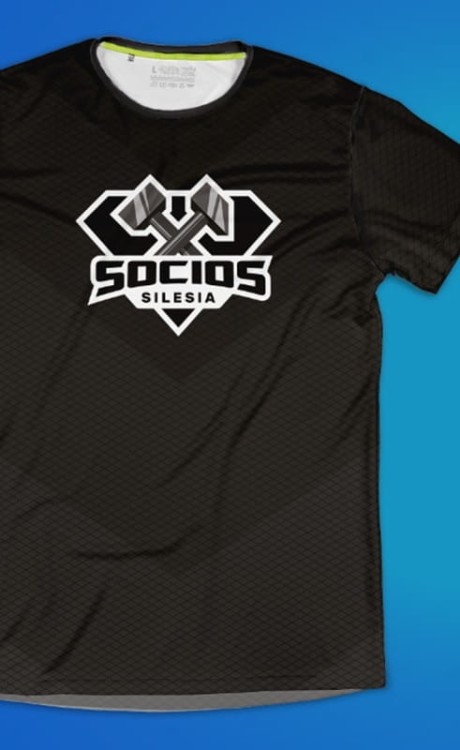 socios - koszulka treningowa ośrodek szkolenia