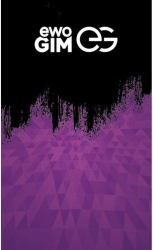 Ewo Gim AZS AWF Katowice ręcznik fioletowy